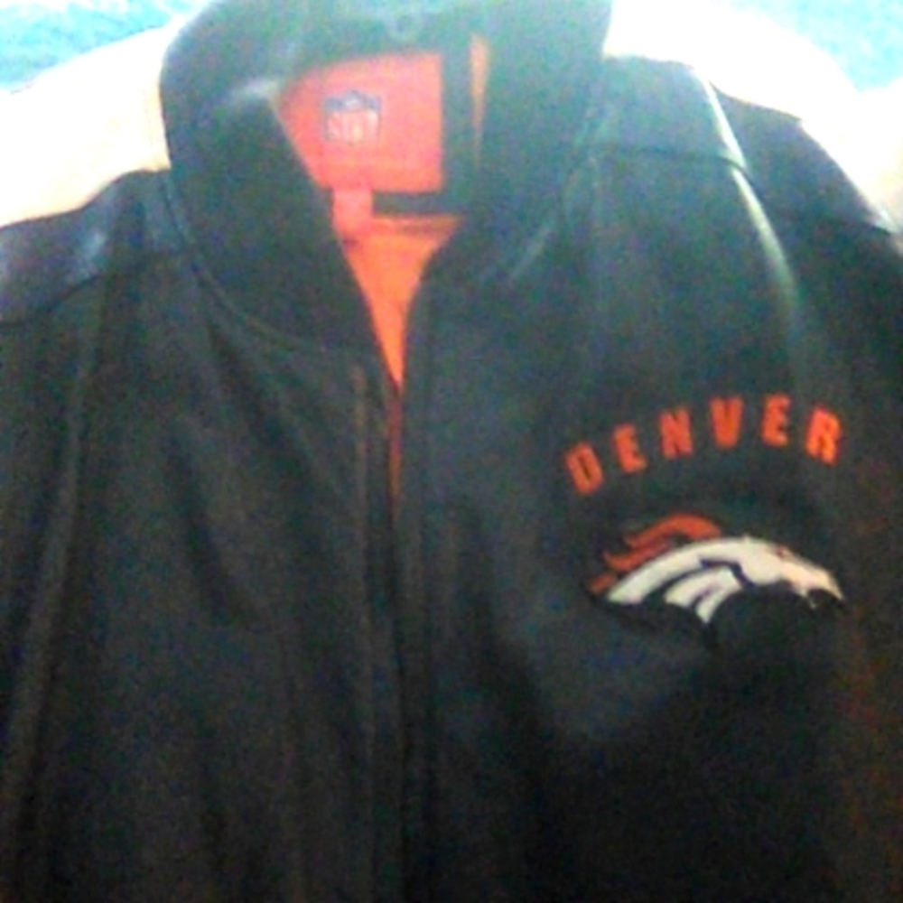 Denver Bronco leather jacket